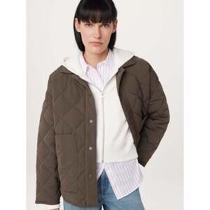 Frank And Oak The Skyline Loose Overshirt in Brown Black Size L Large